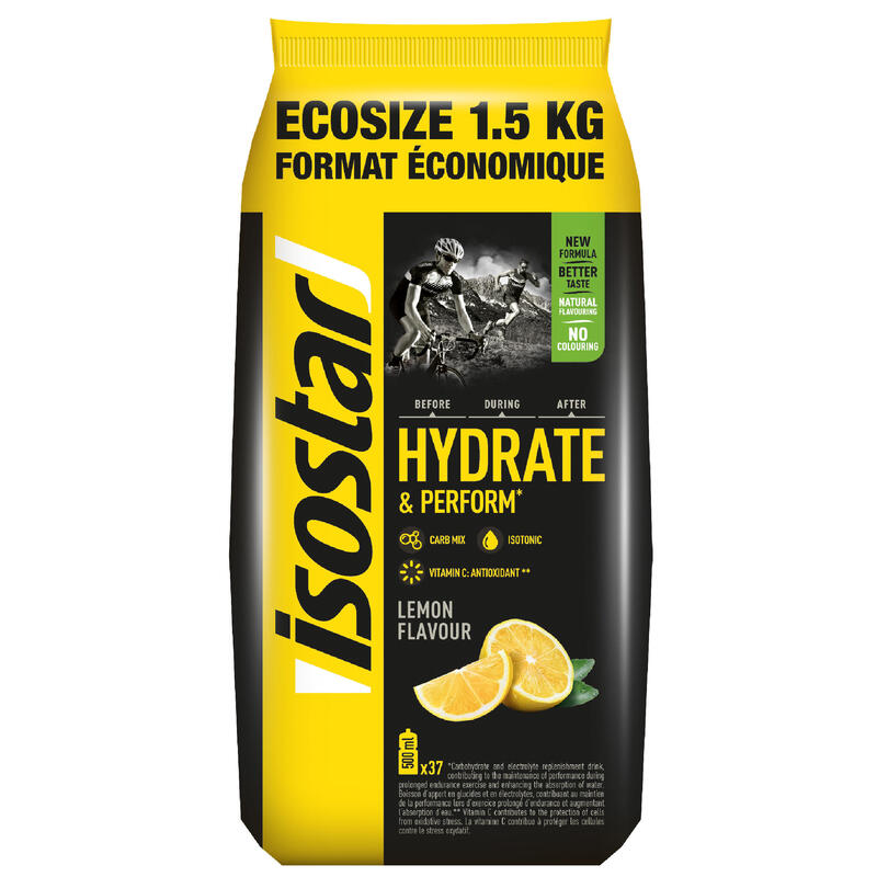 Izotóniás italpor Hydrate & perform 1,5 kg, citrom ízű