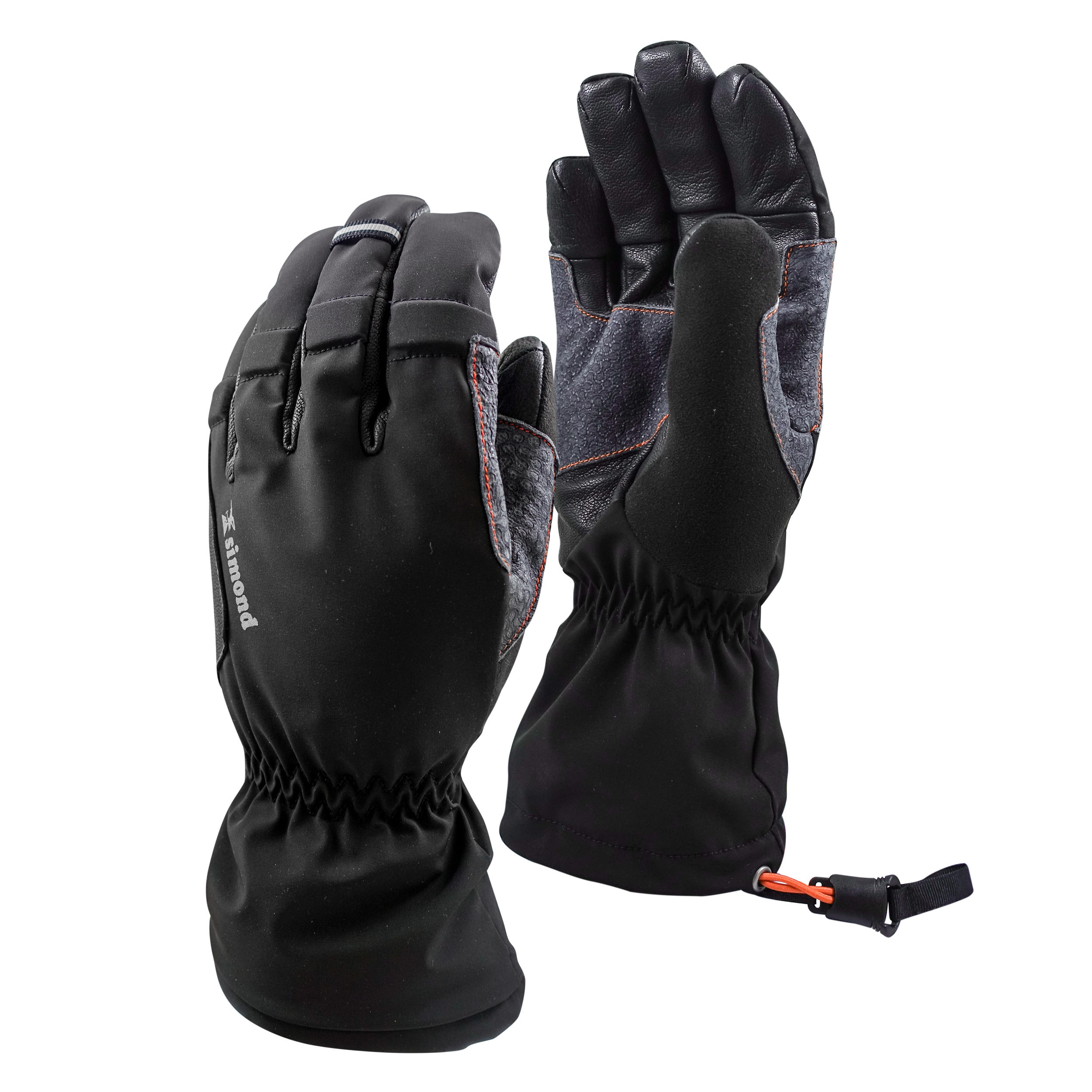Guanti alpinismo CASCADE LIGHT neri SIMOND | DECATHLON