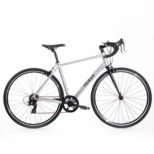 
      Men's Recreational Cycling Road Bike RC100 - Grey
  