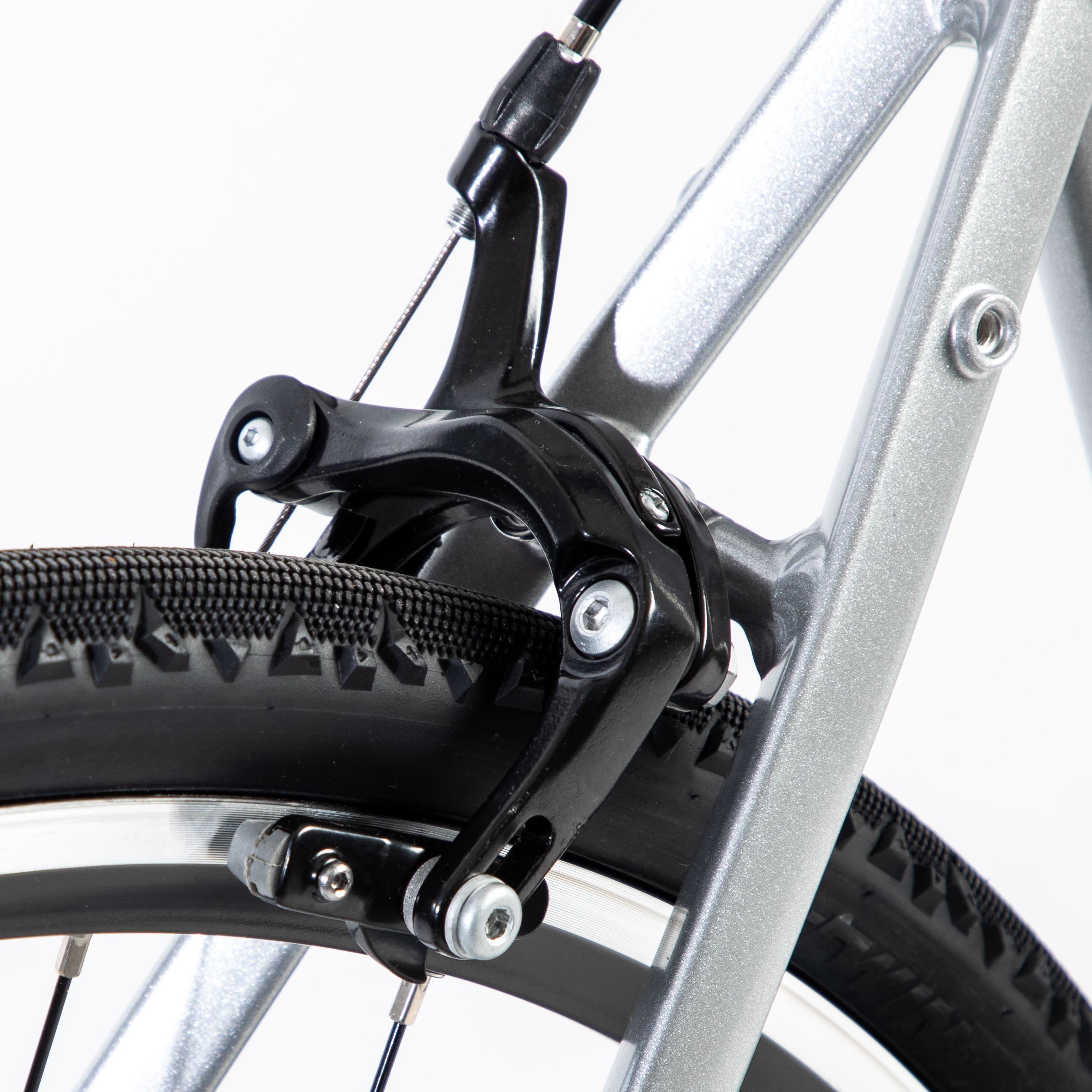 Road bike Triban RC 100 Grey TRIBAN Decathlon