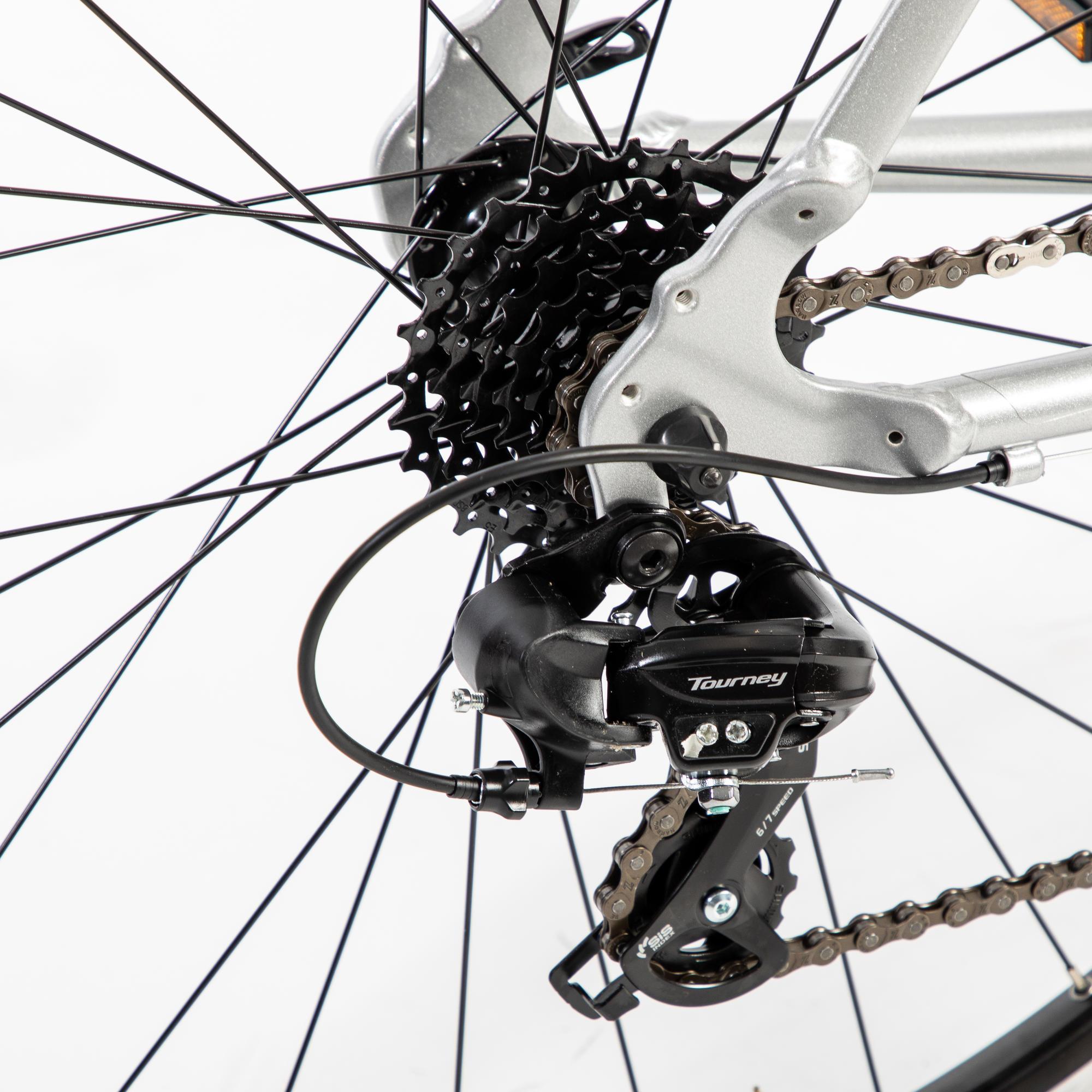 VELO ROUTE HOMME CYCLOTOURISME RC100 GRIS TRIBAN Decathlon