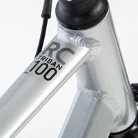 Sivi muški drumski bicikl RC100