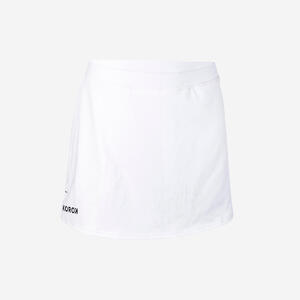 Falda Hockey Hierba Korok FH500 Mujer blanco