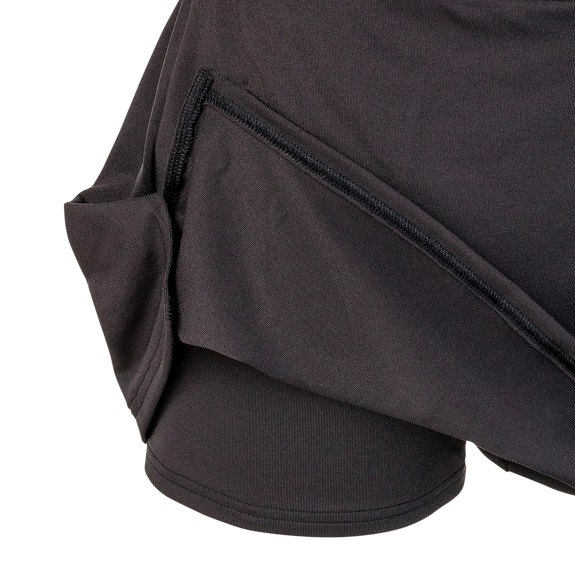 FH500 Women's Field Hockey Skirt - Black 3/3