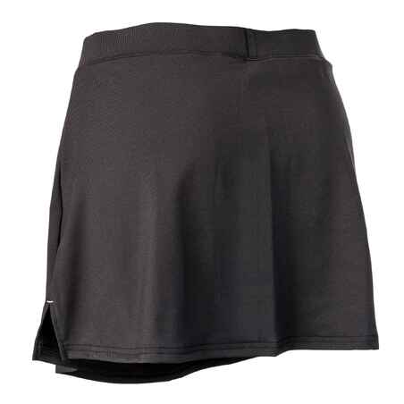 Moteriškas žolės riedulio sijonas „FH500“, juoda