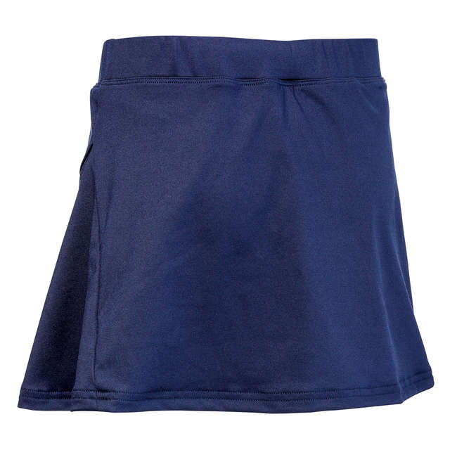 KOROK Girls' Field Hockey Skirt FH500 Navy Blue Decathlon