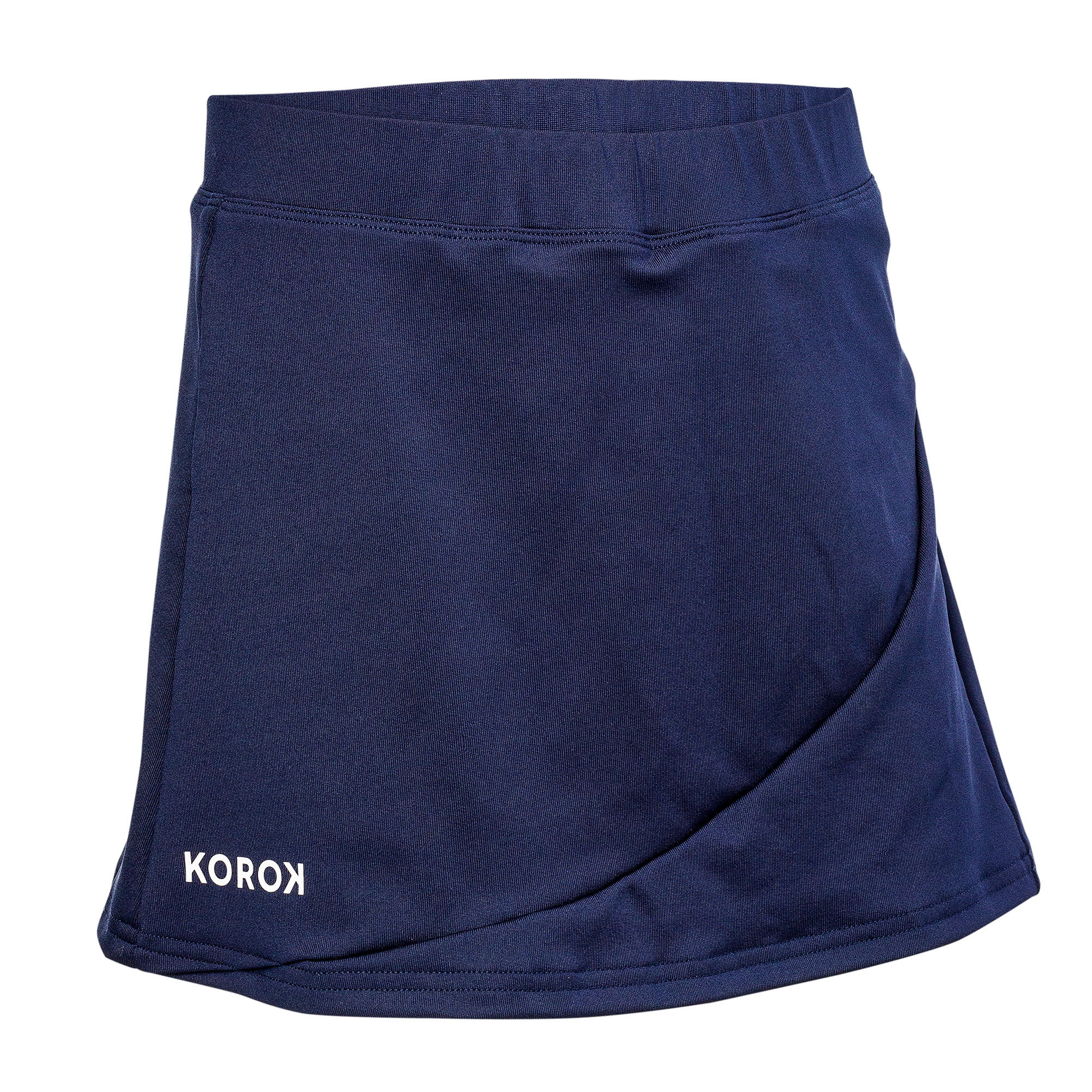 KOROK Girls' Field Hockey Skirt FH500 - Navy Blue