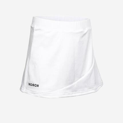 Jupe de hockey sur gazon fille FH500 noir