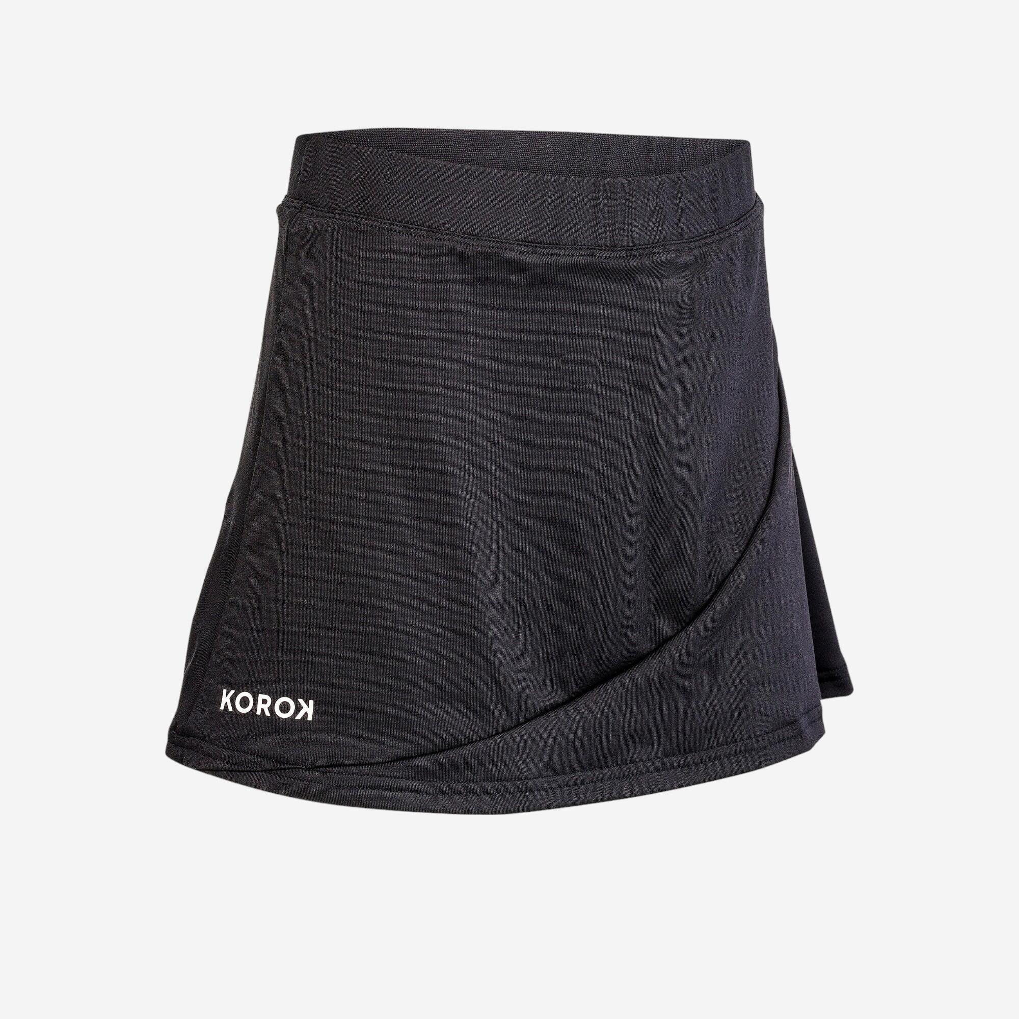 Korok - Jupe De Hockey Sur Gazon Fille Fh500 Noir - Jupe De Hockey - Hockey Sur Gazon - Noir - 8 À 10 Ans - Decathlon