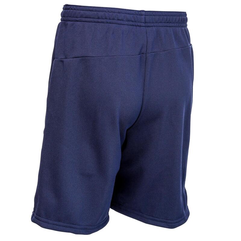 Short de hockey sur gazon garçon FH100 bleu