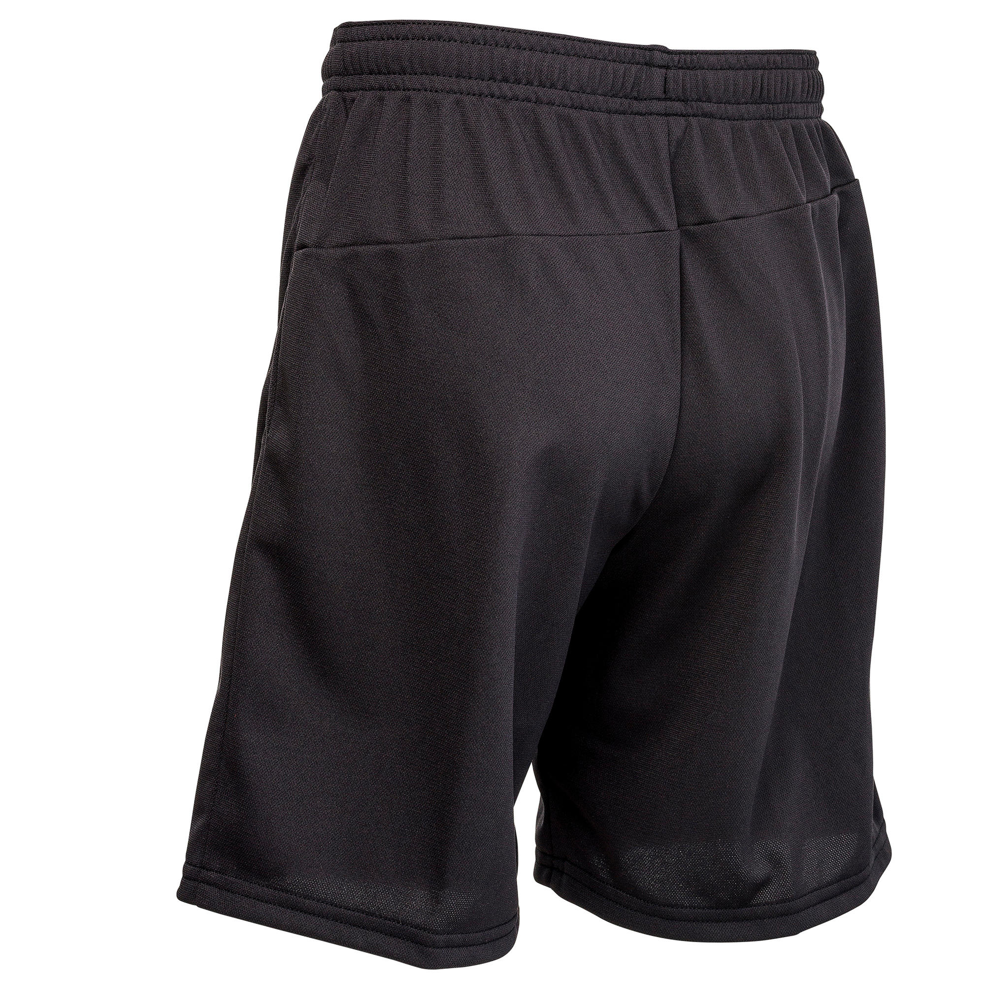 Short de hockey sur gazon garçon FH100 noir 2/3