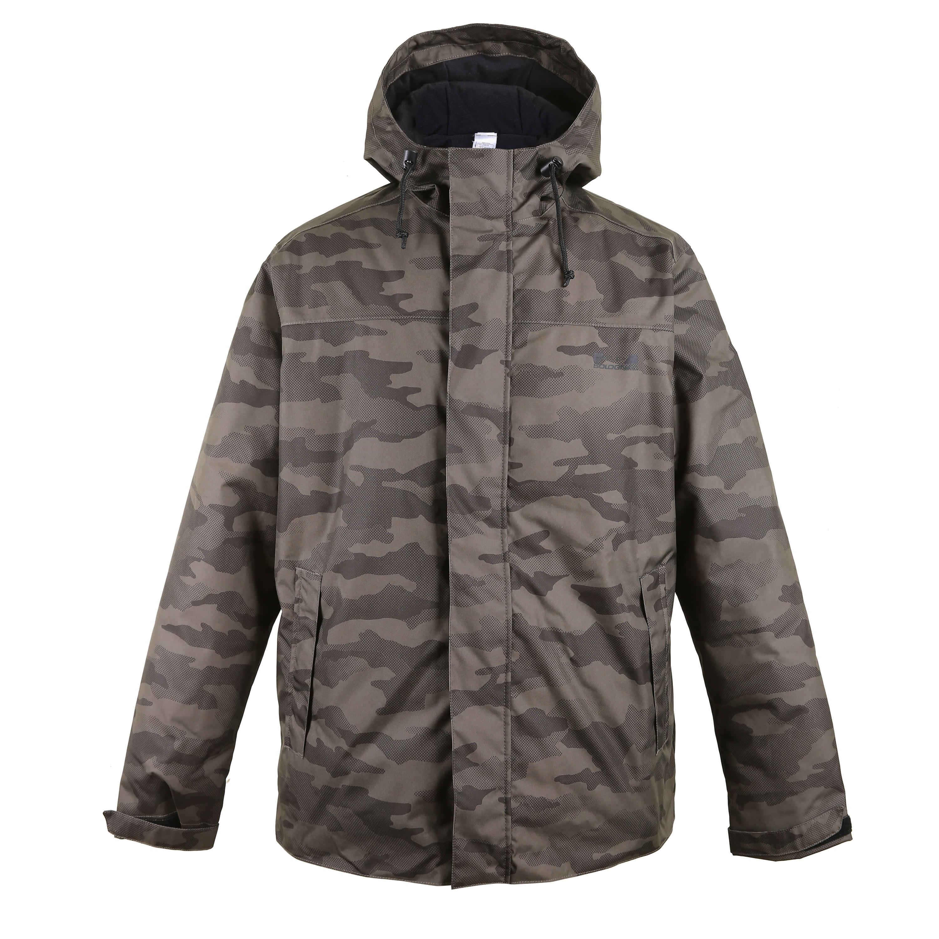HUNTING WARM WATERPROOF JACKET CAMOUFLAGE HALFTONE 100 2/7