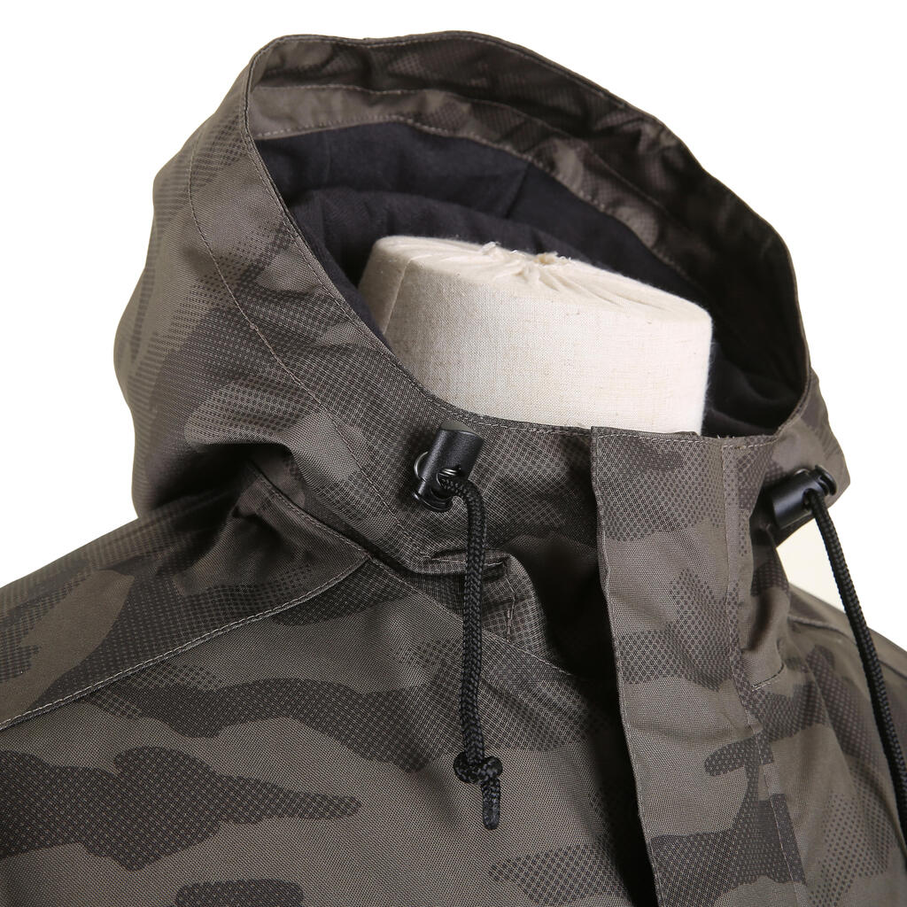 VESTE CHASSE CHAUDE IMPERMEABLE CAMOUFLAGE HALFTONE 100