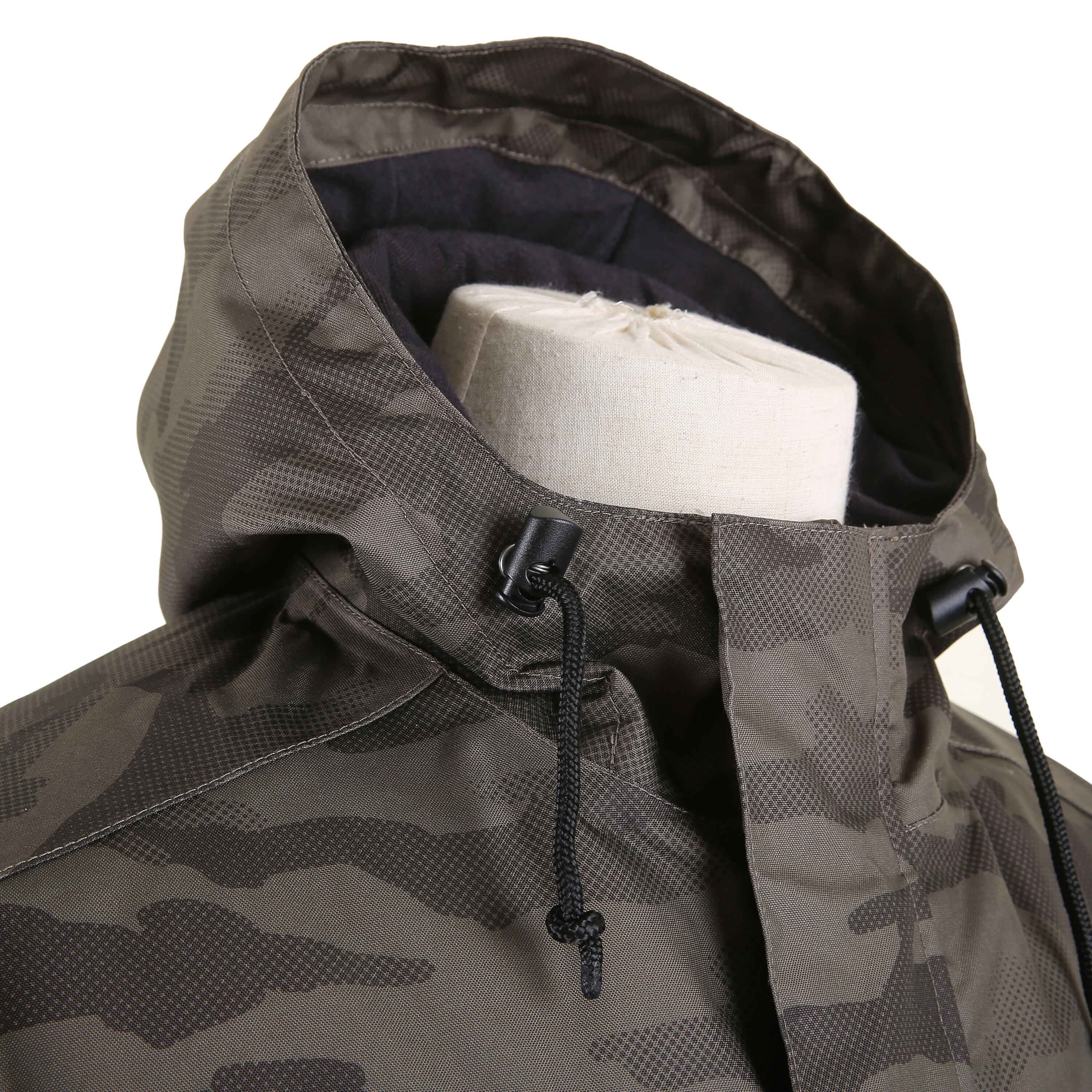 VESTE CHASSE CHAUDE IMPERMEABLE CAMO HALFTONE 100 Decathlon