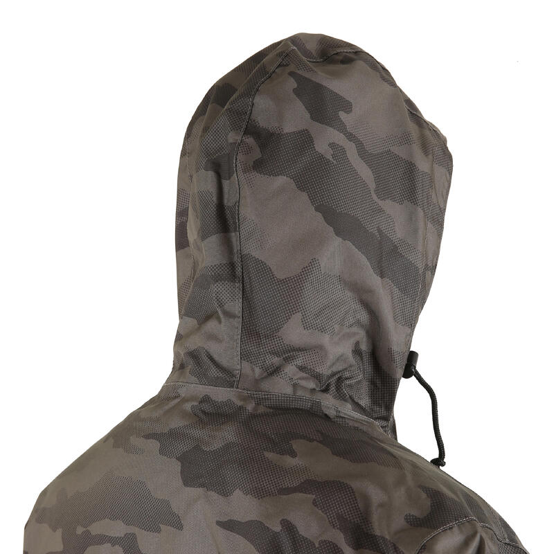 VESTE CHASSE CHAUDE IMPERMEABLE CAMOUFLAGE HALFTONE 100