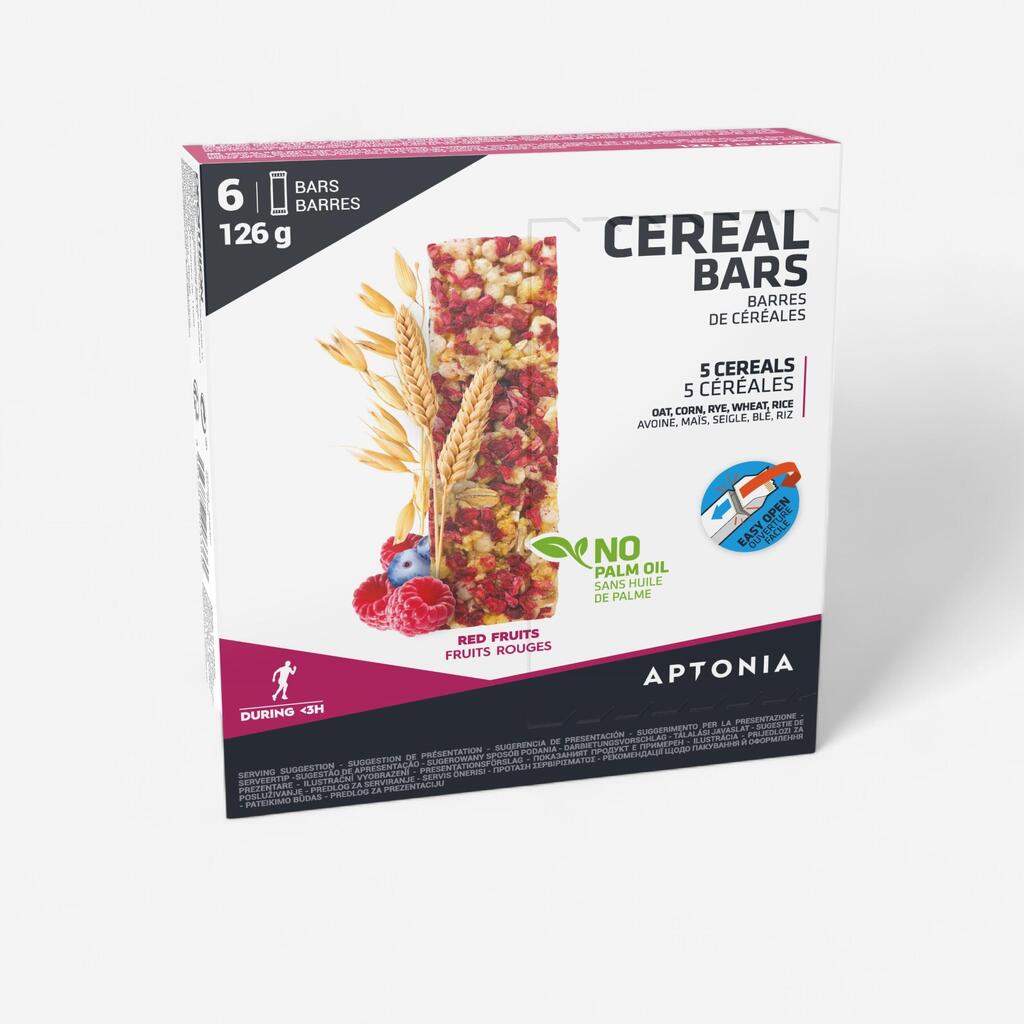 Μπάρα δημητριακών με κόκκινα φρούτα clak 6 x 21g