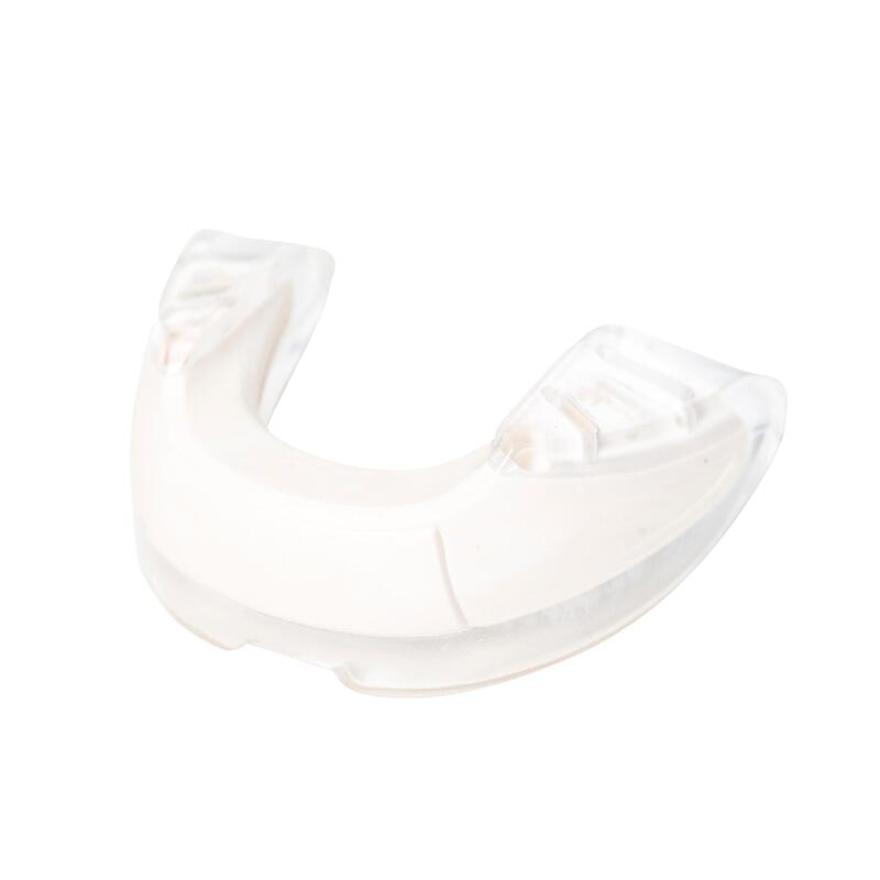 Protège-dents de hockey sur gazon intensité moyenne enfant Small FH500 blanc