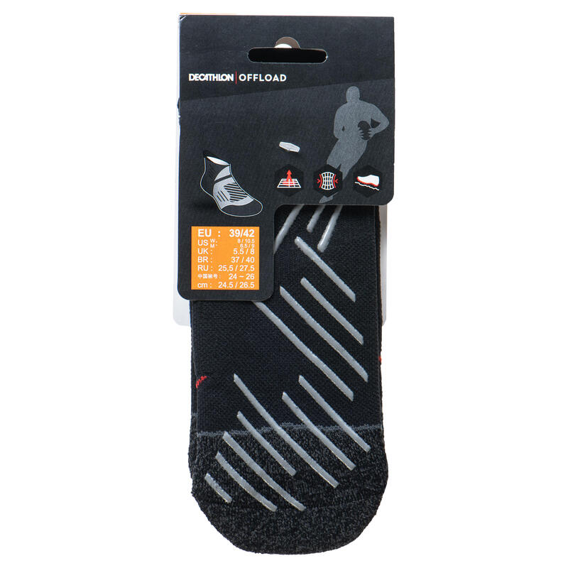 Rugbysocken R500 Low Silikon rutschfest Erwachsene