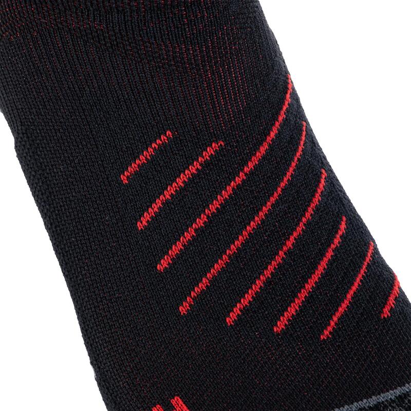 Rugbysocken R500 Low Silikon rutschfest Erwachsene