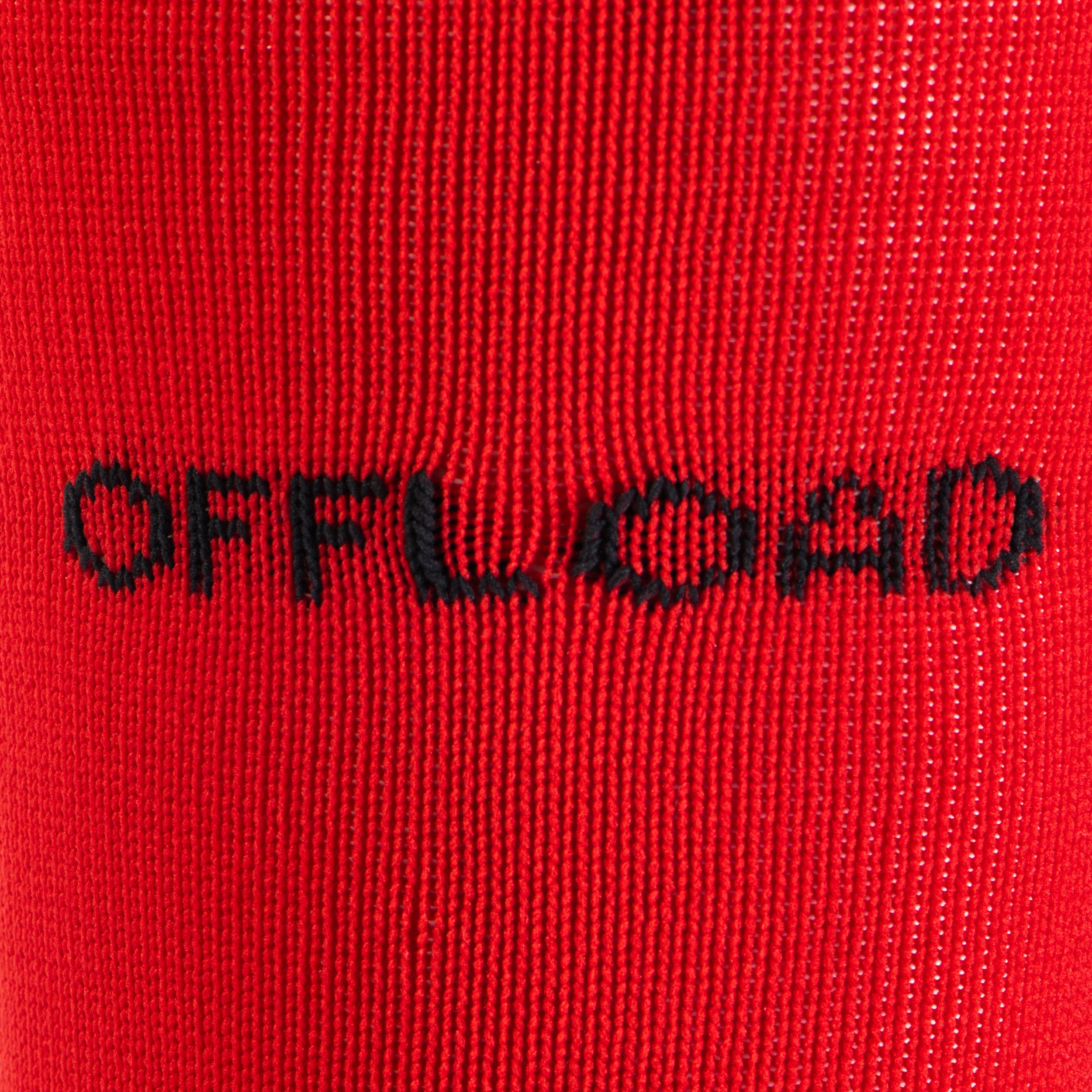 Knee-Length Rugby Socks R500 - Red 5/7