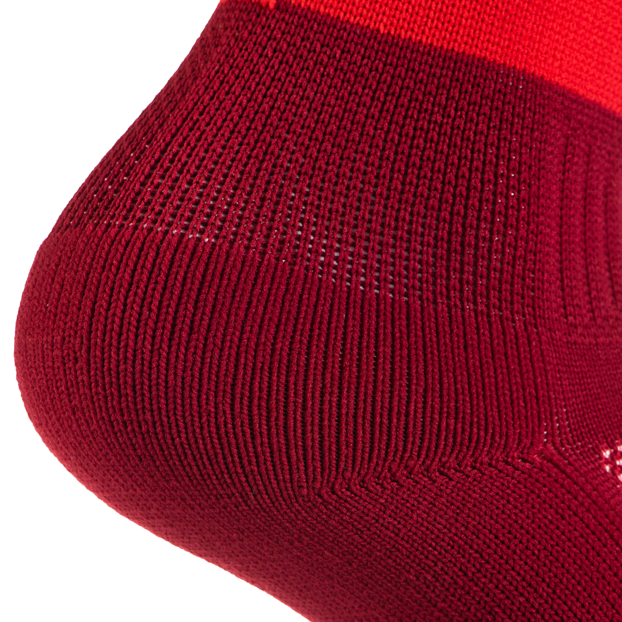 Knee-Length Rugby Socks R500 - Red 4/7