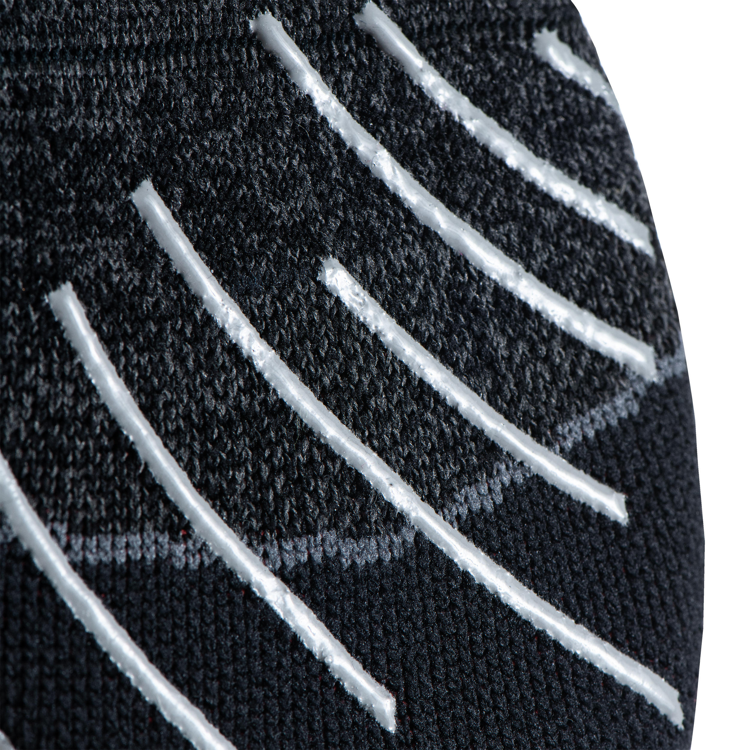 Adult Non-Slip Mid-High Rugby Socks R500 - Black 6/10