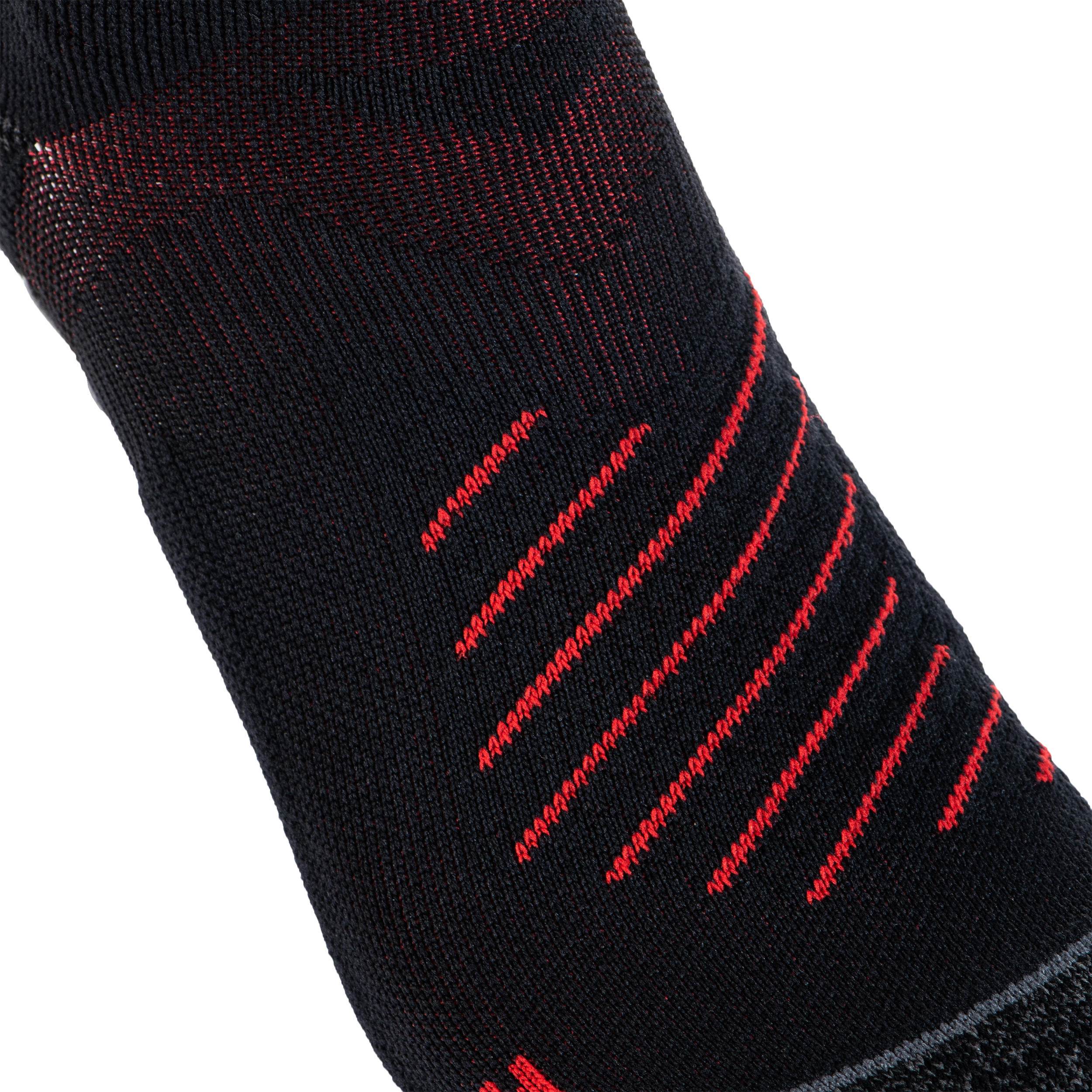 Adult Non-Slip Mid-High Rugby Socks R500 - Black 3/10