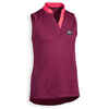 Kids' Equestrian Tank Top Light 500 - Plum/Pink