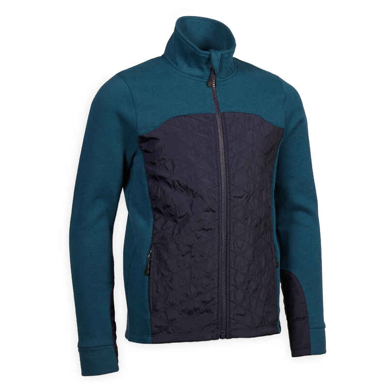 Reit-Sweatjacke 500 Kinder petrol/marineblau Reit-Sweatjacke 500 Kinder petrol/marineblau