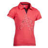 Reit-Poloshirt 100 Kurzarm rosa