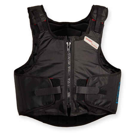 Adult Horse Riding Body Protector Smartrider - Black