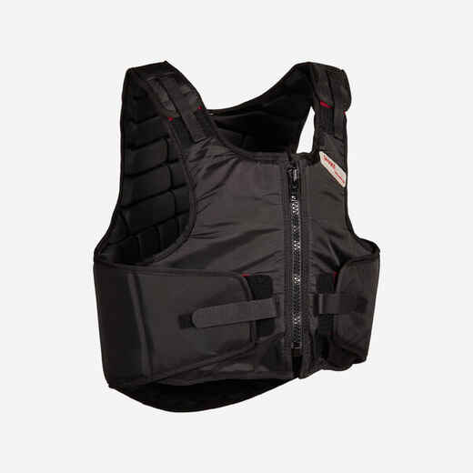 
      Adult Horse Riding Body Protector Smartrider - Black
  