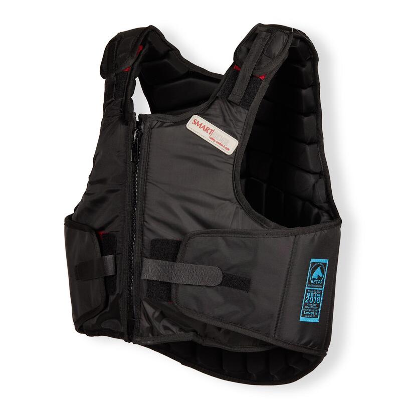 Gilet de protection équitation Adulte - SMARTRIDER noir