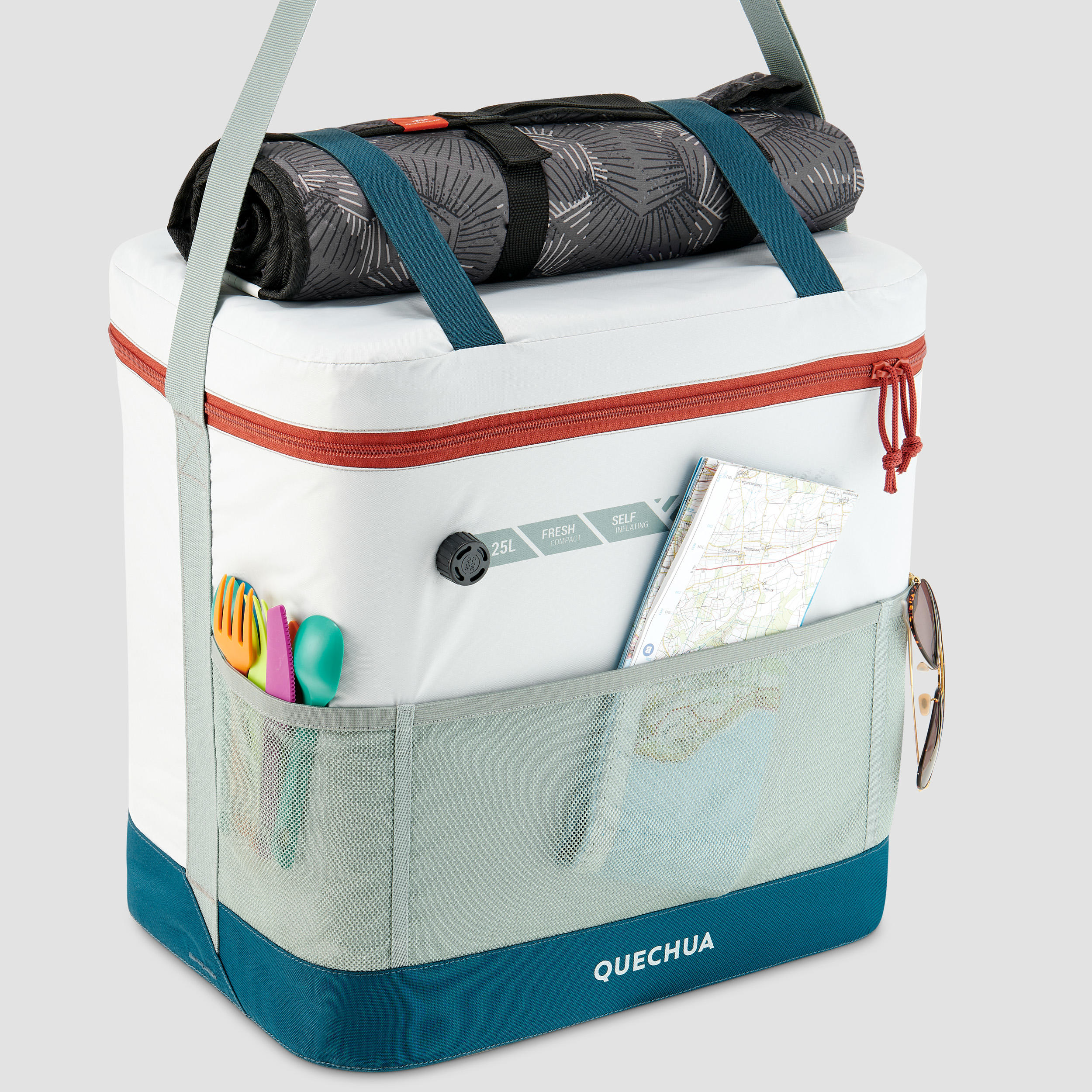 Camping Flexible Cooler 25 L - QUECHUA