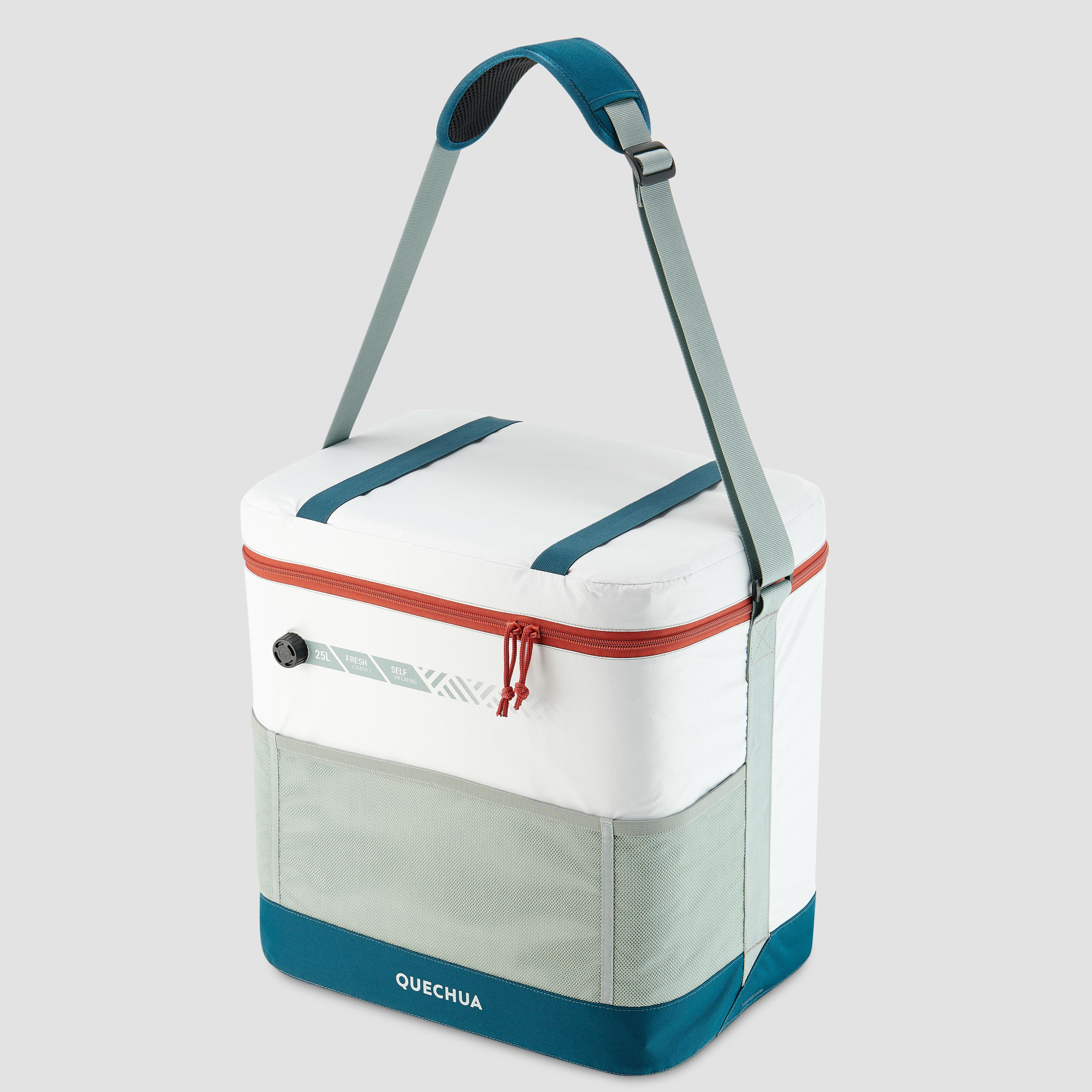 Glacière souple pliante petite Outbound, capacité de 24 canettes, 40 L,  olive/vert