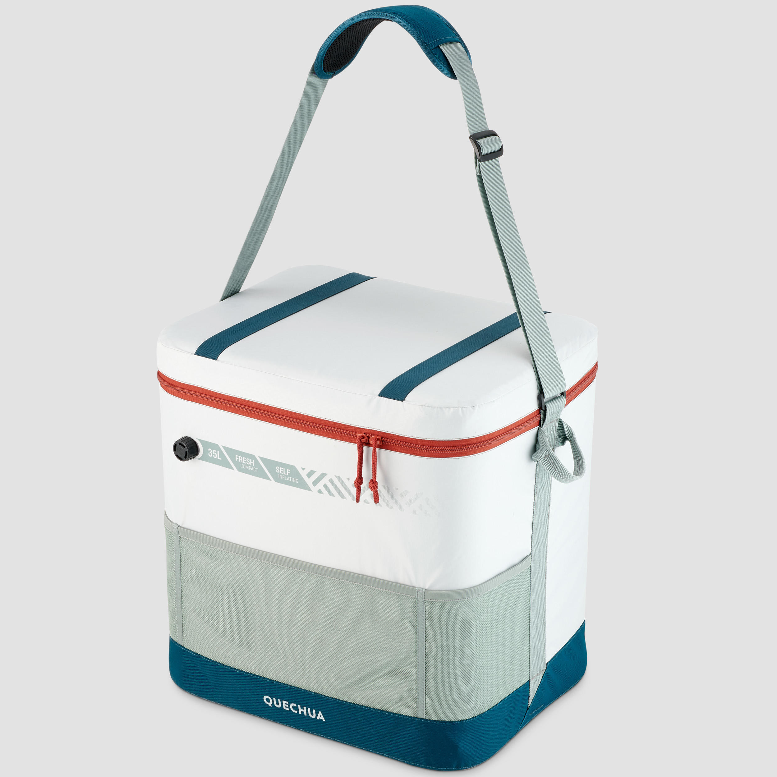 Camping Self-Inflating Cooler 35 L - Compact Fresh - QUECHUA