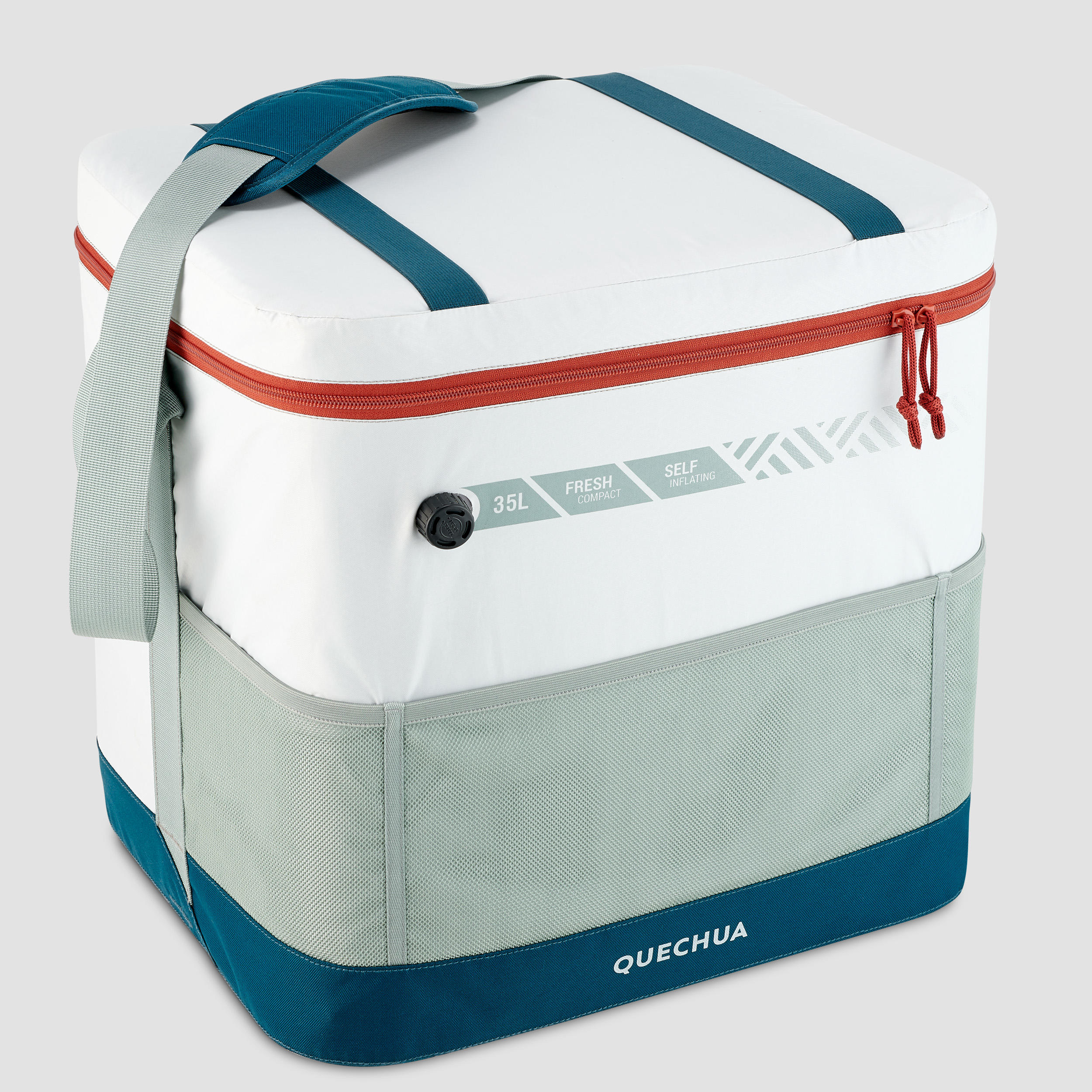 Camping Self-Inflating Cooler 35 L - Compact Fresh - QUECHUA