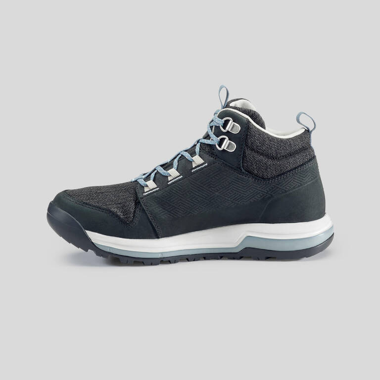 Women’s Waterproof Country Walking Shoes NH500 Mid WP