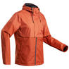 Куртка чоловіча NH500 Imper для туризму, водонепроникна - Теракотова -- 8545787