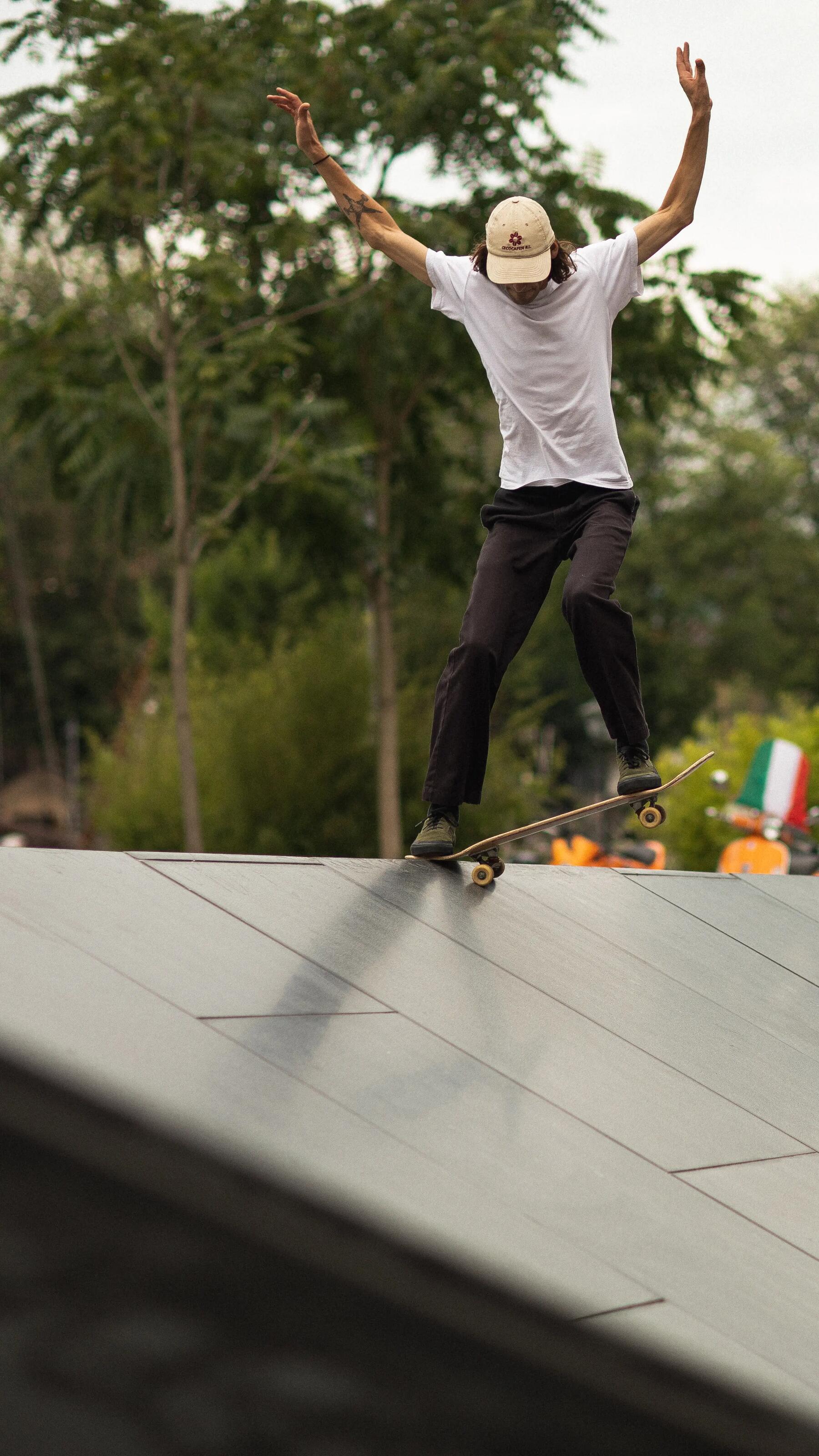 skate wheels adherence wall ride