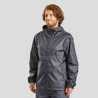 Men's Windproof and Water-repellent Hiking Jacket - Raincut Full Zip