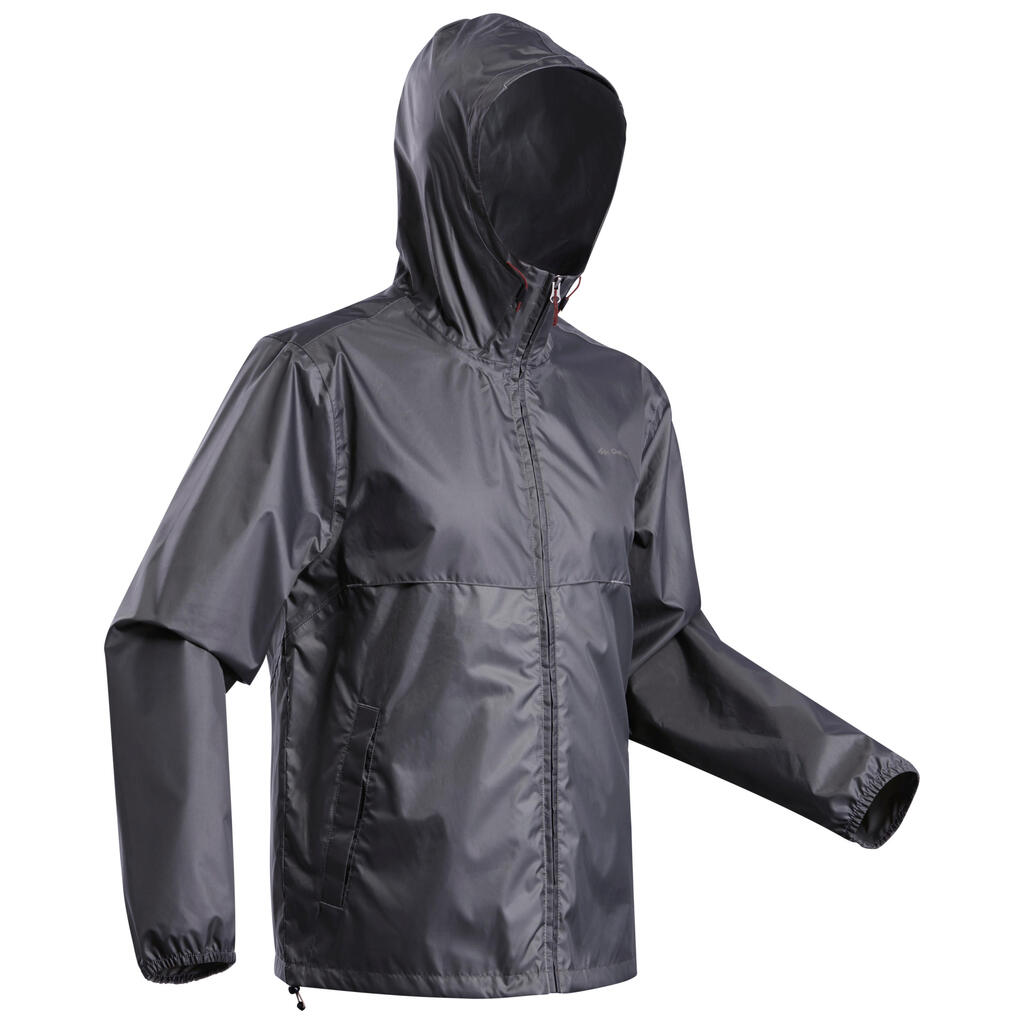 Men's Windproof and Water-repellent Hiking Jacket - Raincut Full Zip