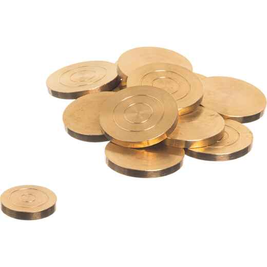 
      Set of 12 Brass Vendéen Discs + 1 Jack
  