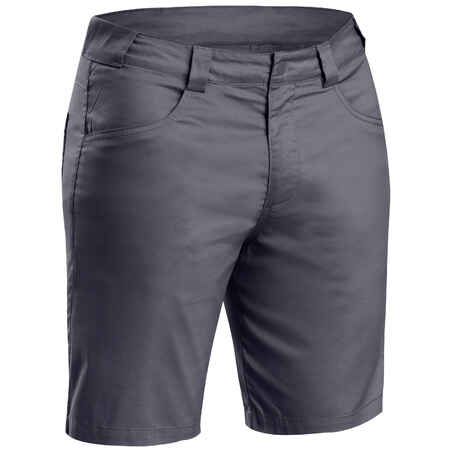 Pantaloneta fresh de senderismo para Hombre Quechua NH100 gri