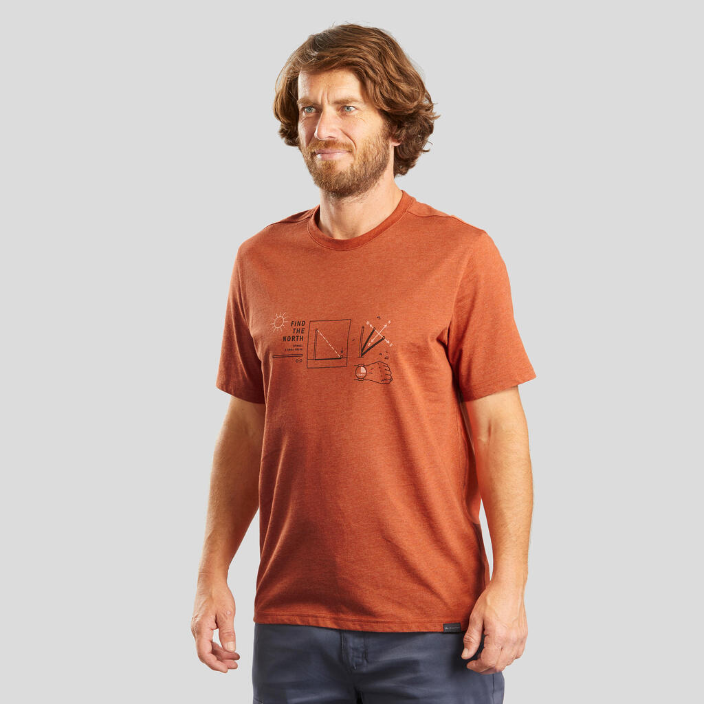 Wander-T-Shirt Naturwandern NH100 Herren 