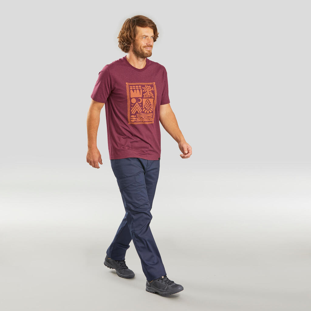 Wander-T-Shirt Naturwandern NH100 Herren 