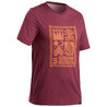 Men's Hiking T-shirt NH500 Bordeaux