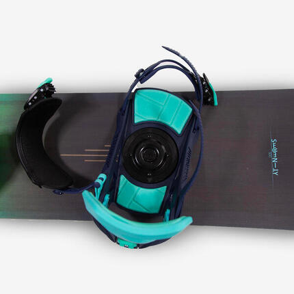 Fixations de snowboard de location, femme, Serenity 500 Rental bleues
