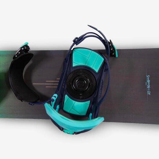 Fixations de snowboard de location, femme, Serenity 500 Rental bleues