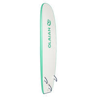 SURF MOUSSE 100 7'5" - Livré avec un leash et 3 ailerons